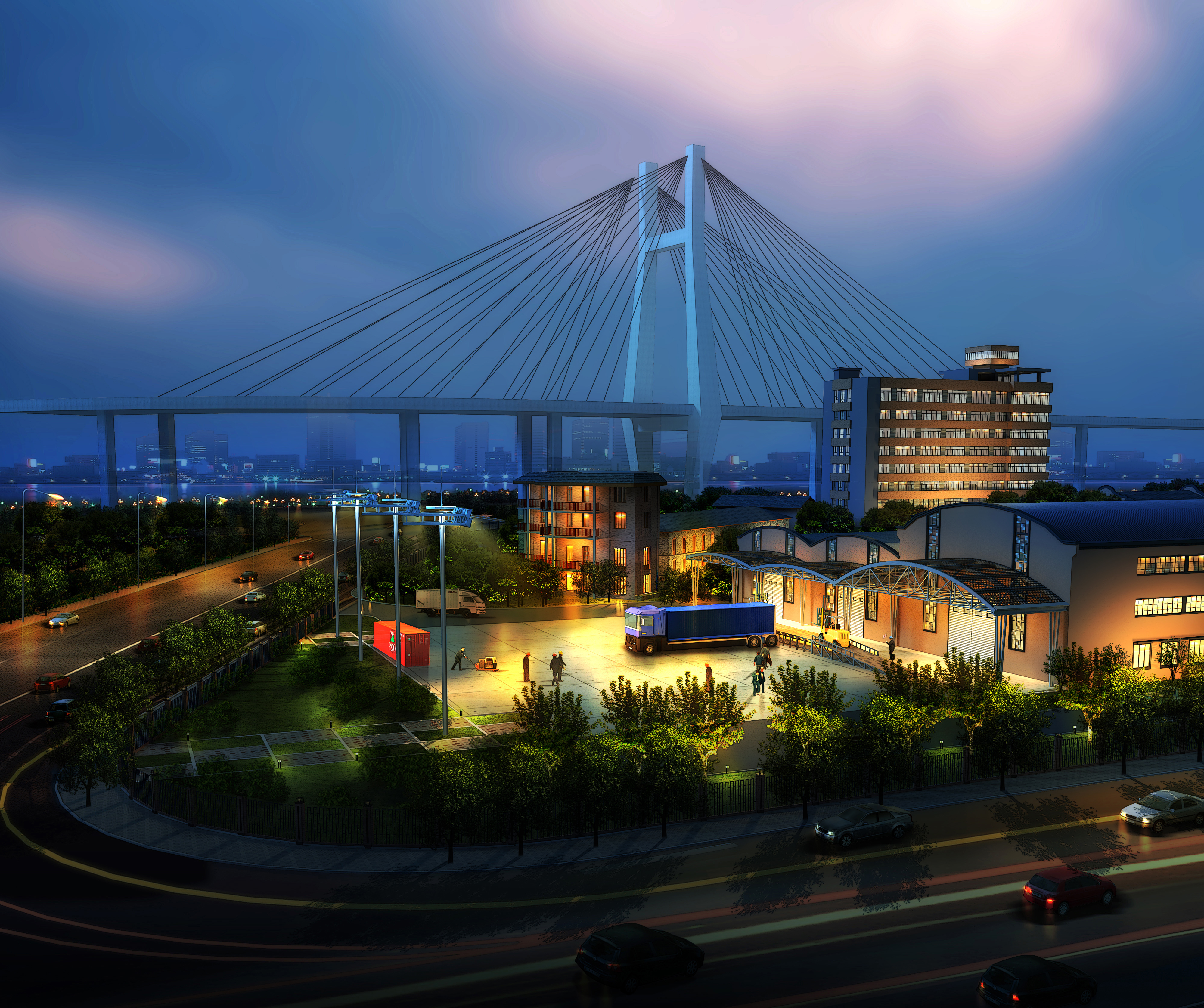 YX-900229 工业 厂房 物流su cad合集